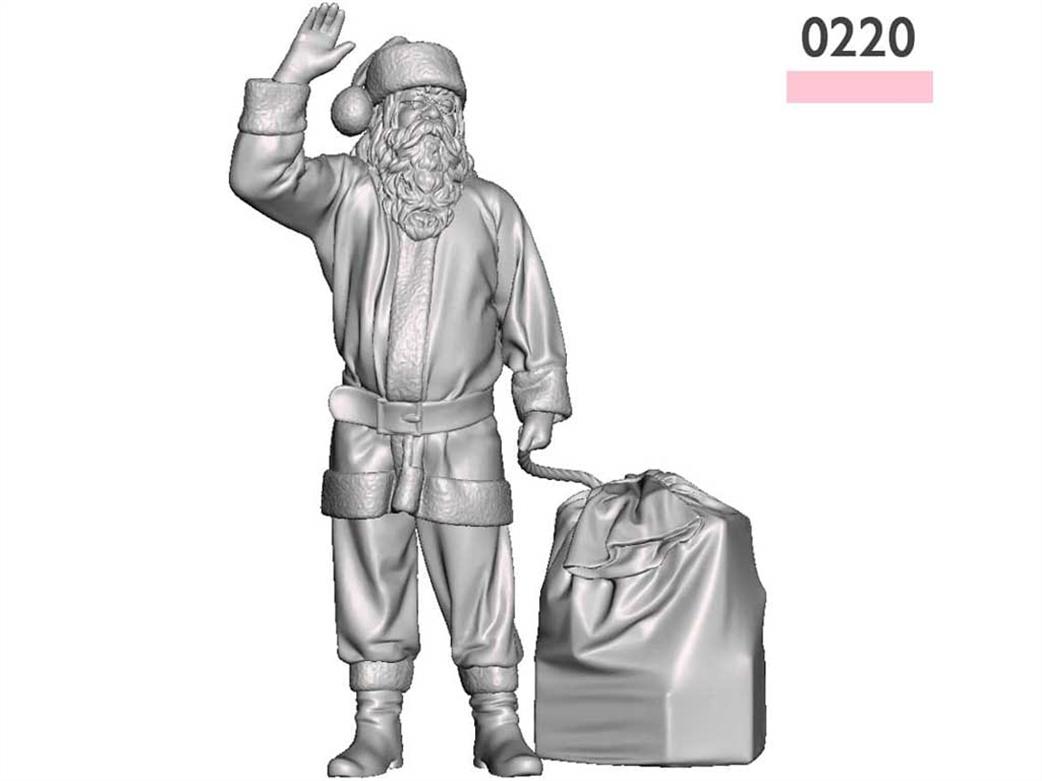 ModelU O Gauge 0220-043 Santa Claus Father Christmas Figure