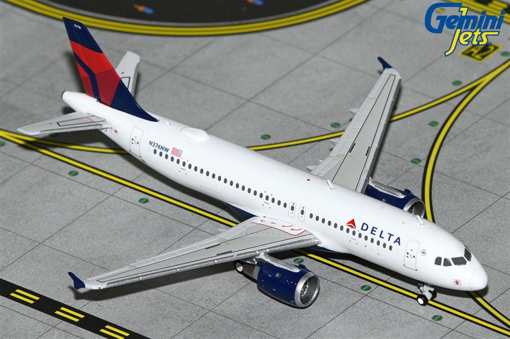 Gemini Jets 1/400 GJDAL2094 DELTA AIR LINES A320 N376NW Airliner Model