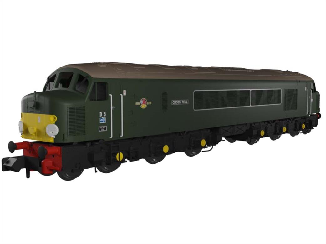 Rapido Trains N 948004 BR D5 Cross Fell Class 44 Derby Type 4 1Co-Co1 Diesel Green Small Warning Panels