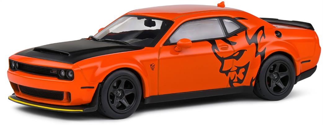 Solido 1 43 4310306 Dodge Challenger SRT Demon 2018 Orange Diecast Model