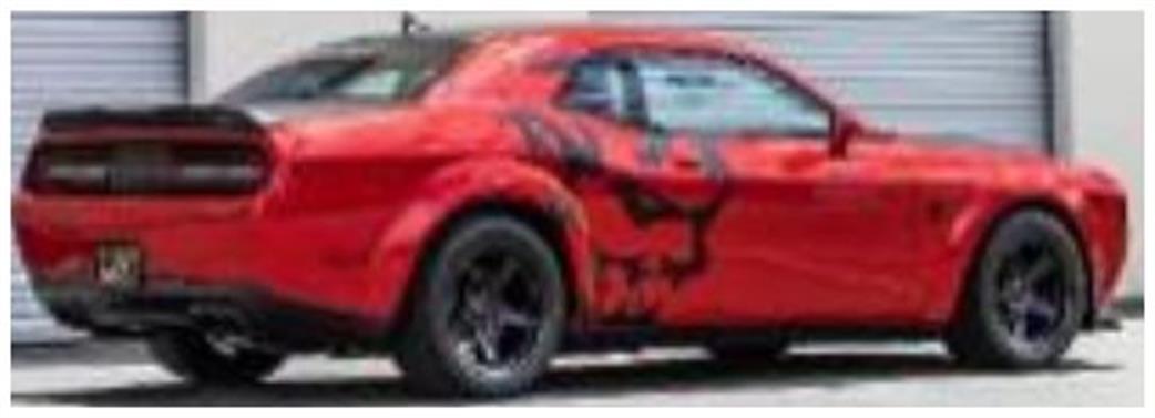 Solido 1/43 4310306 Dodge Challenger SRT Demon 2018 Orange Diecast Model