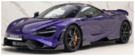 Solido 4311906 1/43rd McLaren 765LT Purple 2020 Diecast Model