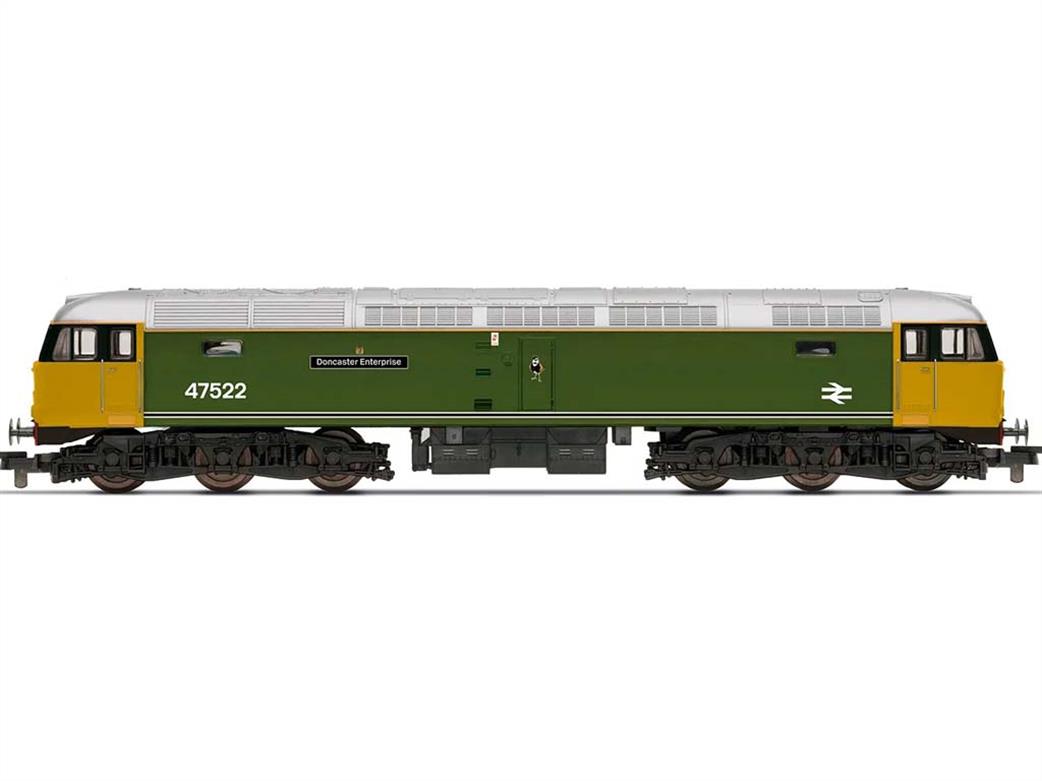 Hornby OO R30382 RailRoad Plus BR 47522 Doncaster Enterprise Class 47/4 Co-Co Diesel Locomotive Special Apple Green Livery