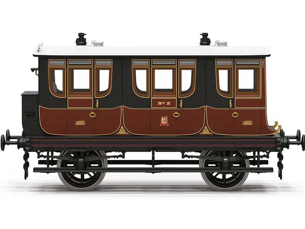 Hornby OO R40437 L&MR No2 Queen Adelaides Saloon Coach