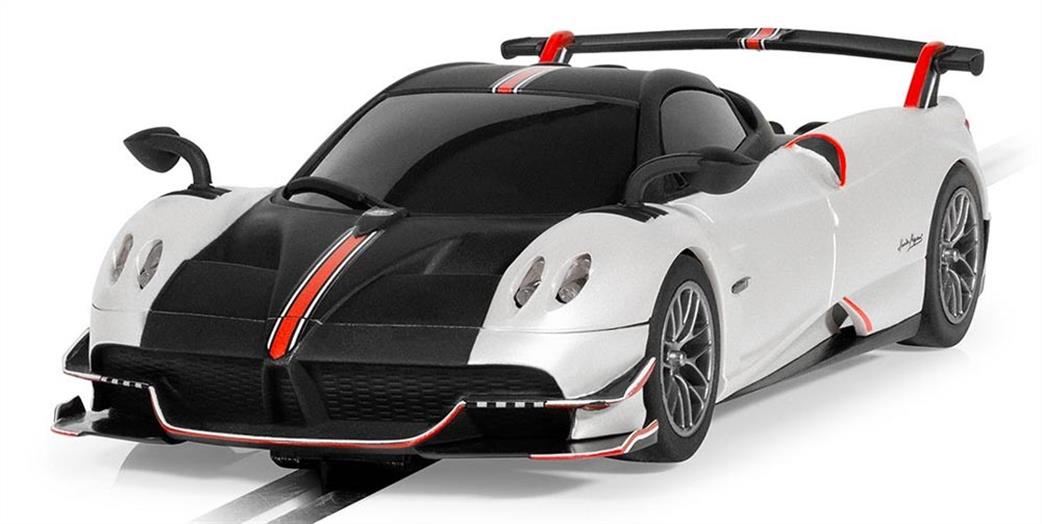 Scalextric 1/32 C4399 Pagani Huayra BC Roadster  Metallic Pearl White Slot Car