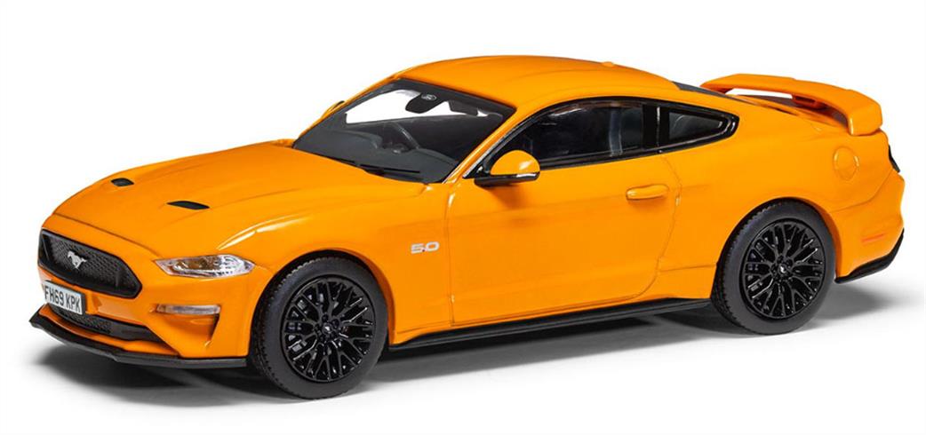 Corgi 1/43 VA15502 Ford Mustang Mk6 GT Fastback Orange Fury Diecast Car Model