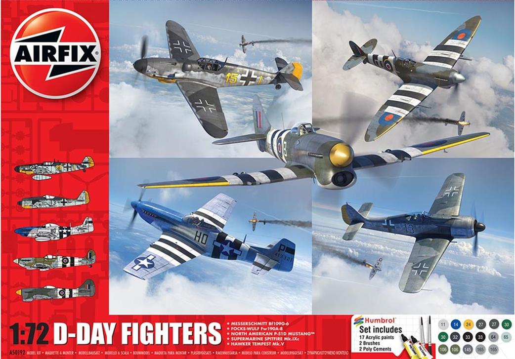 Airfix 1/72 A50192 D-Day Fighters Gift Set