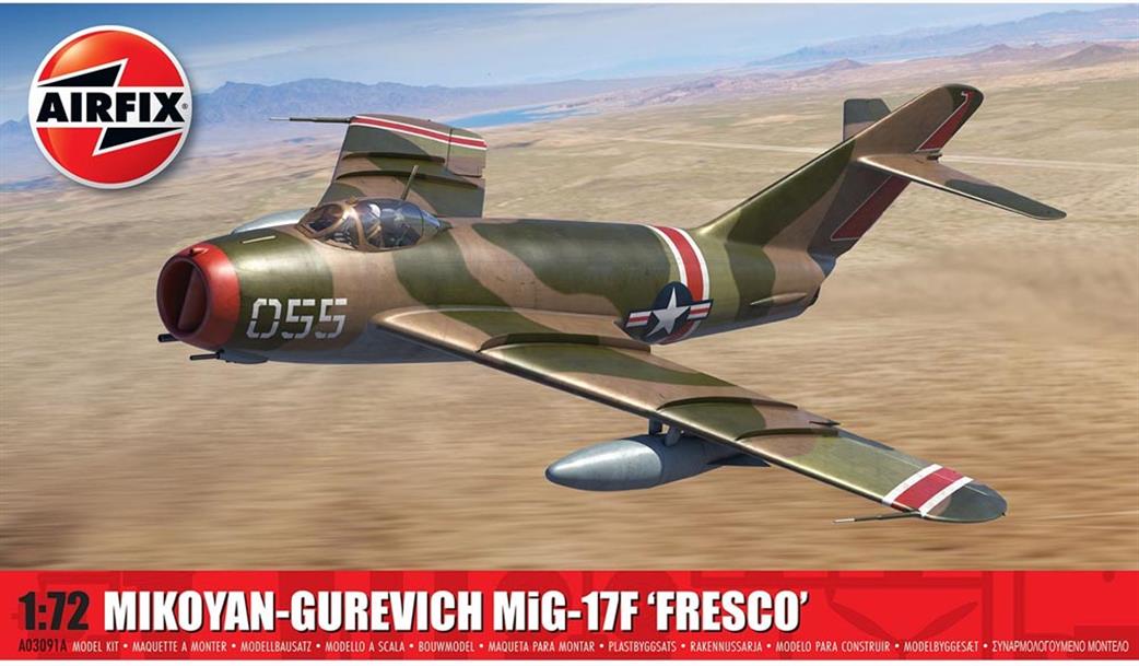 Airfix 1/72 A03091A Mikoyan-Gurevich MiG-17 Fresco Kit