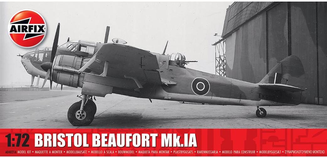 Airfix 1/72 A04021A Bristol Beaufort Mk.1A World War 2 Aircraft Kit