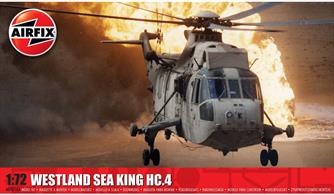 Airfix A04056 1/72nd Westland Seaking HC.4 Helicopter KitLength 307mm  Number of Parts 139 Rotorspan 262mm