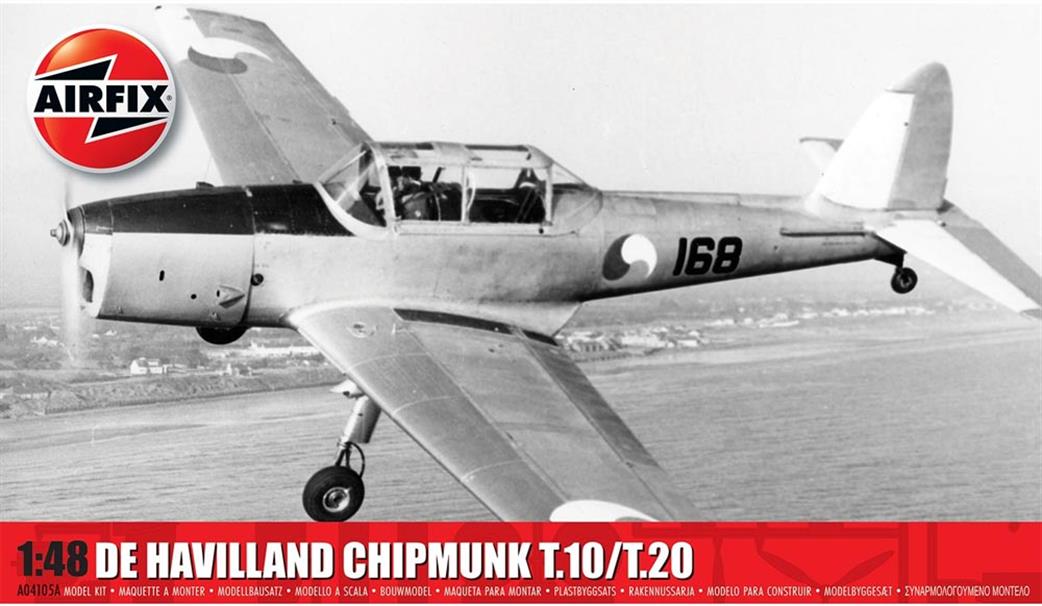 Airfix 1/48 A04105A De Havilland Chipmunk T.10/T.20 Aircraft Kit