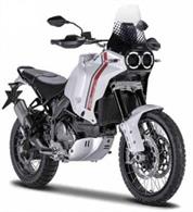 Maisto 39300-22989 1/18th Ducati Desert X White/Red/Black Motorbike Model