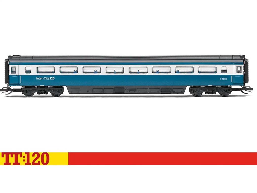 Hornby TT:120 TT4023 BR InterCity 125 HST Mk3 TSO Standard Class Coach E42139 Blue & Grey