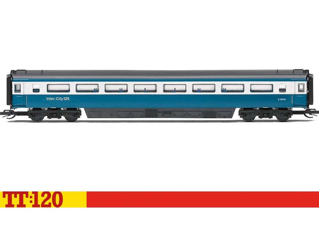 Hornby TT:120 TT4023B BR InterCity 125 HST Mk3 TSO Standard Class Coach E42141 Blue & Grey