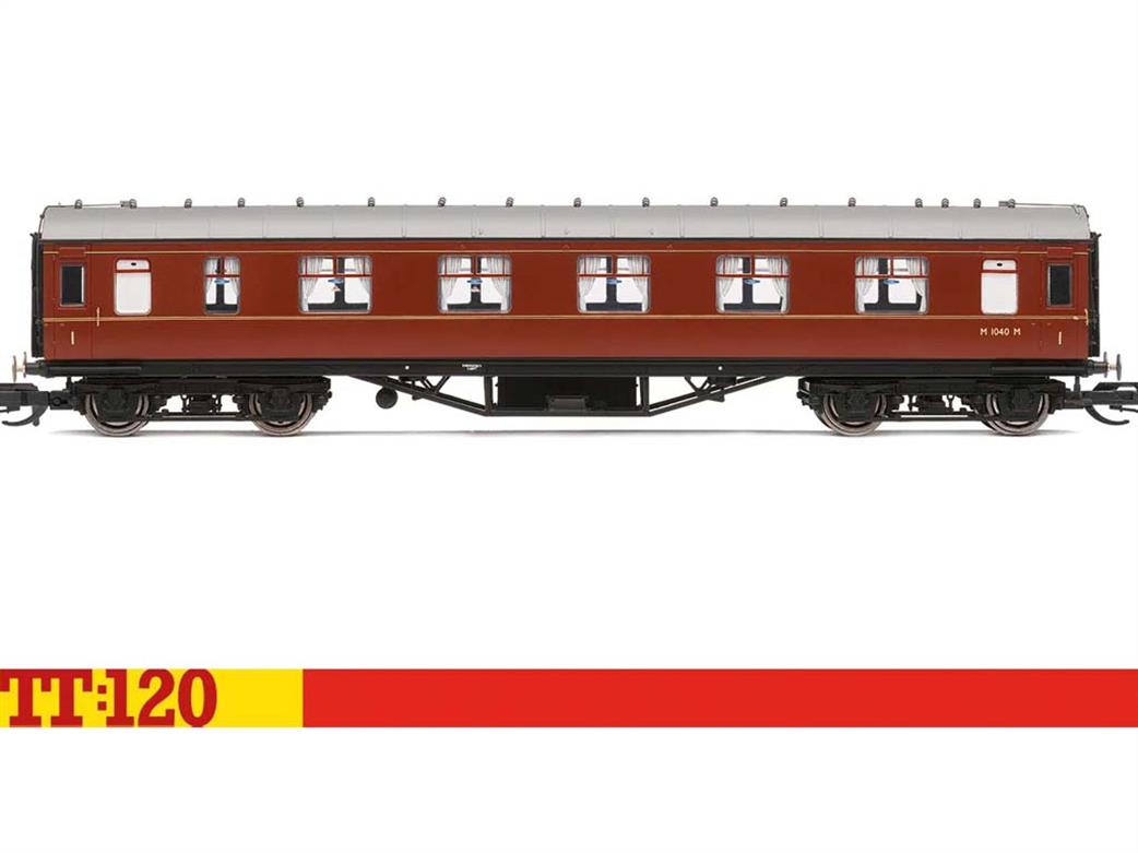 Hornby TT:120 TT4032 BR ex-LMS First Class Corridor Coach M1040M BR Maroon