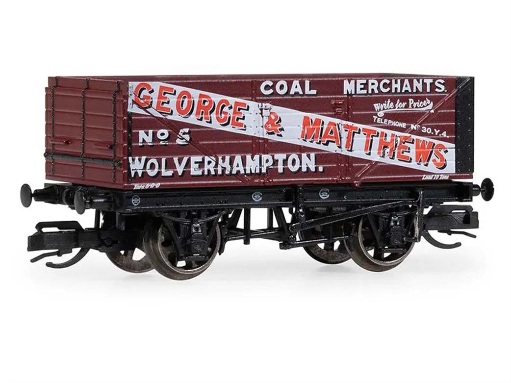 Hornby TT:120 TT6001 George Matthews 7 Plank Open Coal Wagon No.5
