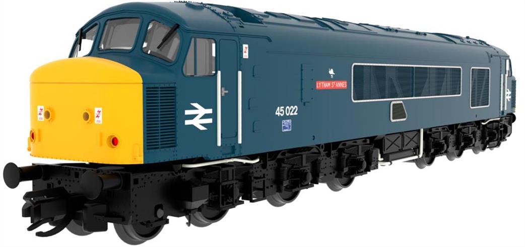 Rapido Trains TT:120 823107 Class 45 45022 “Lytham St Annes” BR Blue With Sealed Beam Headlights
