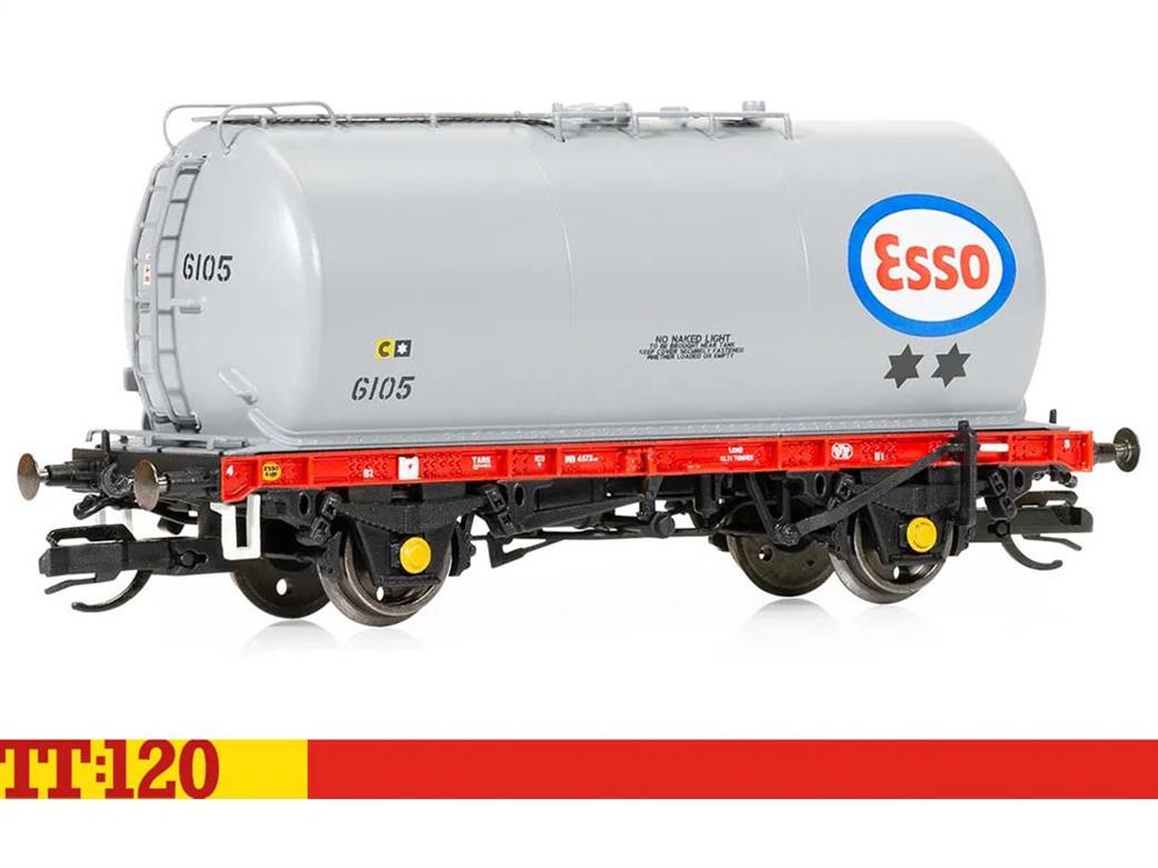 Hornby TT:120 TT6022 ESSO 45-tonne glw TTA 4-wheel Oil Tank Wagon 6105