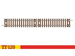The backbone of any model railway, this length of straight track will help you create long runs on which your trains can be run and admired. This code 80 track piece, measuring 165mm, is ideal for constructing your layout and is compatible with other code 80 track.Length 165mm