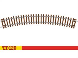 The backbone of any model railway, this length of curved track will help you create long sweeping curves on which your trains can be run and admired. This 30 degree code 80 track piece, with a 310mm radius, is ideal for constructing your layout and is compatible with other code 80 track.30 degree curve, 310mm radius. 12 required to form a complete circle.