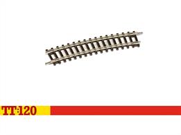 The backbone of any model railway, this length of curved track will help you create long sweeping curves on which your trains can be run and admired. This 15 degree code 80 track piece, with a 353mm radius, is ideal for constructing your layout and is compatible with other code 80 track.15 degree curve, 353mm radius. 24 required to form a complete circle.
