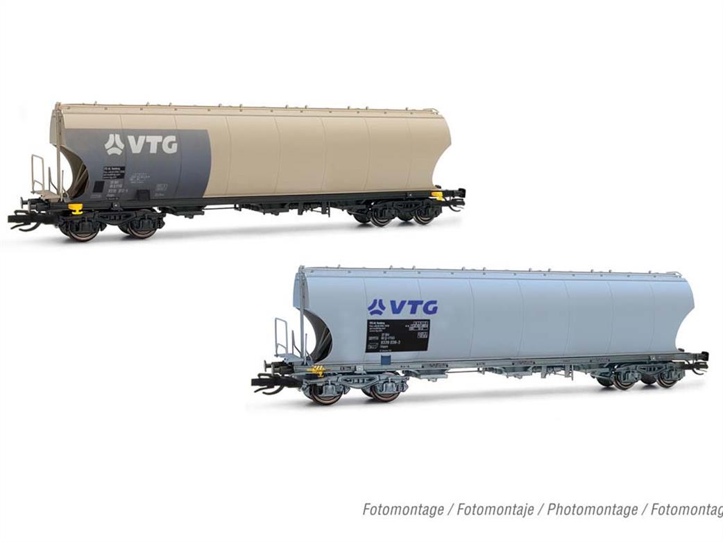 Arnold TT:120 HIN9734 VTG Polybulk Bogie Grain Ferry Wagons