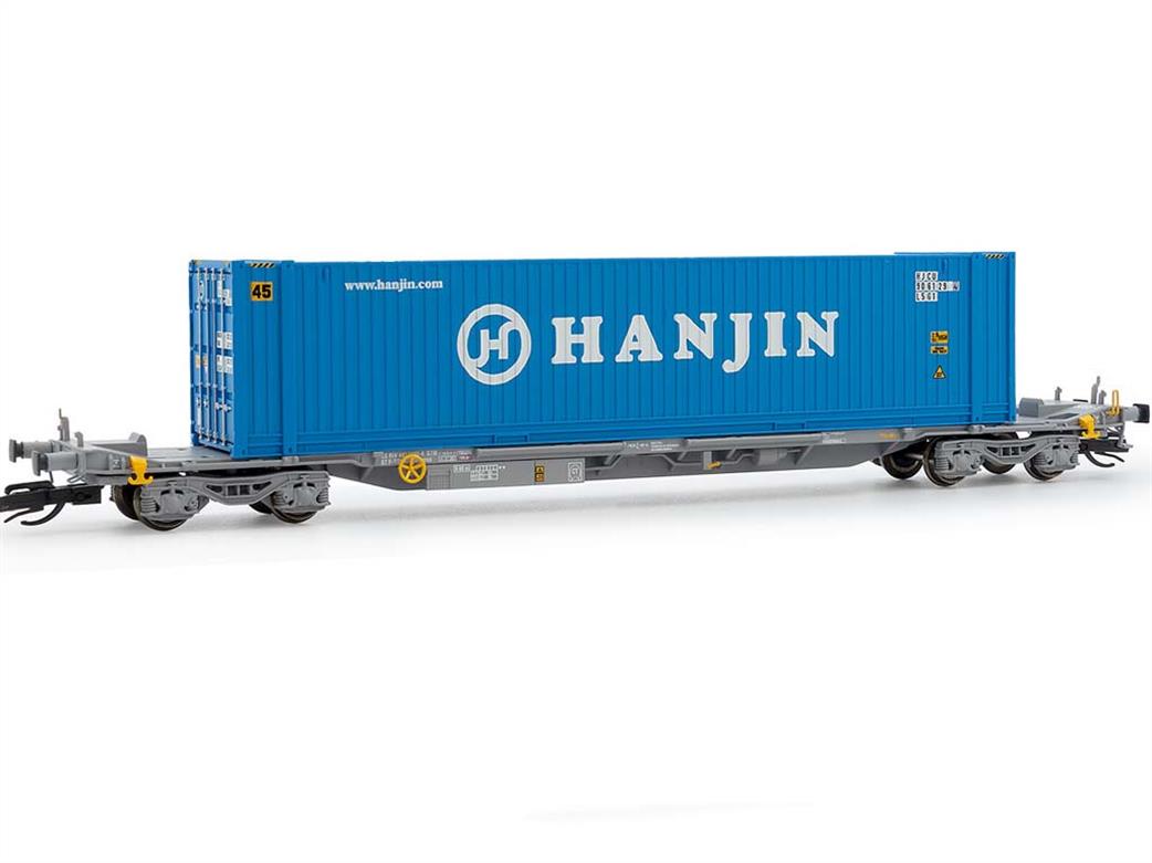Hornby TT:120 TT6027 Touax IFA Sffgmss Container Flat Wagon Hanjin Container