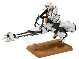 Immerse yourself in the world of Star Wars with the 1:12 scale Speeder Bike model kit. This model, item number 06786, offers an accurate and detailed replica of the iconic Speeder Bike from the classic Star Wars films.