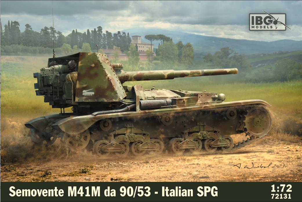 IBG Models 1/72 72131 Semovente M41M da 90/53 Italian Selfpropelled Gun