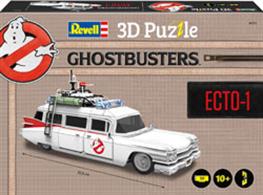 Experience the thrill of ghost hunting with the Ghostbusters Ecto-1 3D puzzle! This highly detailed puzzle of the famous vehicle from the legendary Ghostbusters films will delight fans of all ages. With 120 pieces, rotating wheels and a construction time of 80-120 minutes, this puzzle project offers an exciting challenge for all puzzle fans. The Ecto-1 is based on a Cadillac Miller-Meteor Sentinel and impresses with its true-to-original design as a puzzle. With a length of 330 mm, a height of 130 mm and a width of 110 mm, the finished puzzle is an impressive collector's item and eye-catcher in any room