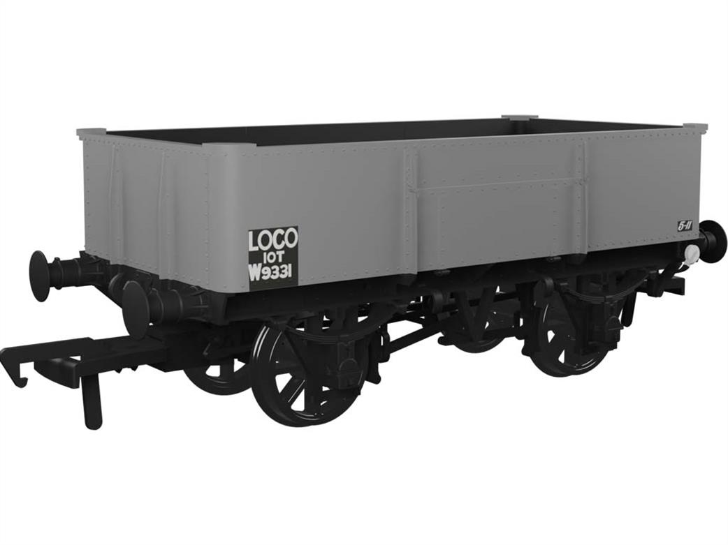 Rapido Trains 977009 BR W9331 ex-GWR Diagram N19 10-ton Loco Coal Wagon BR Goods Grey LOCO OO