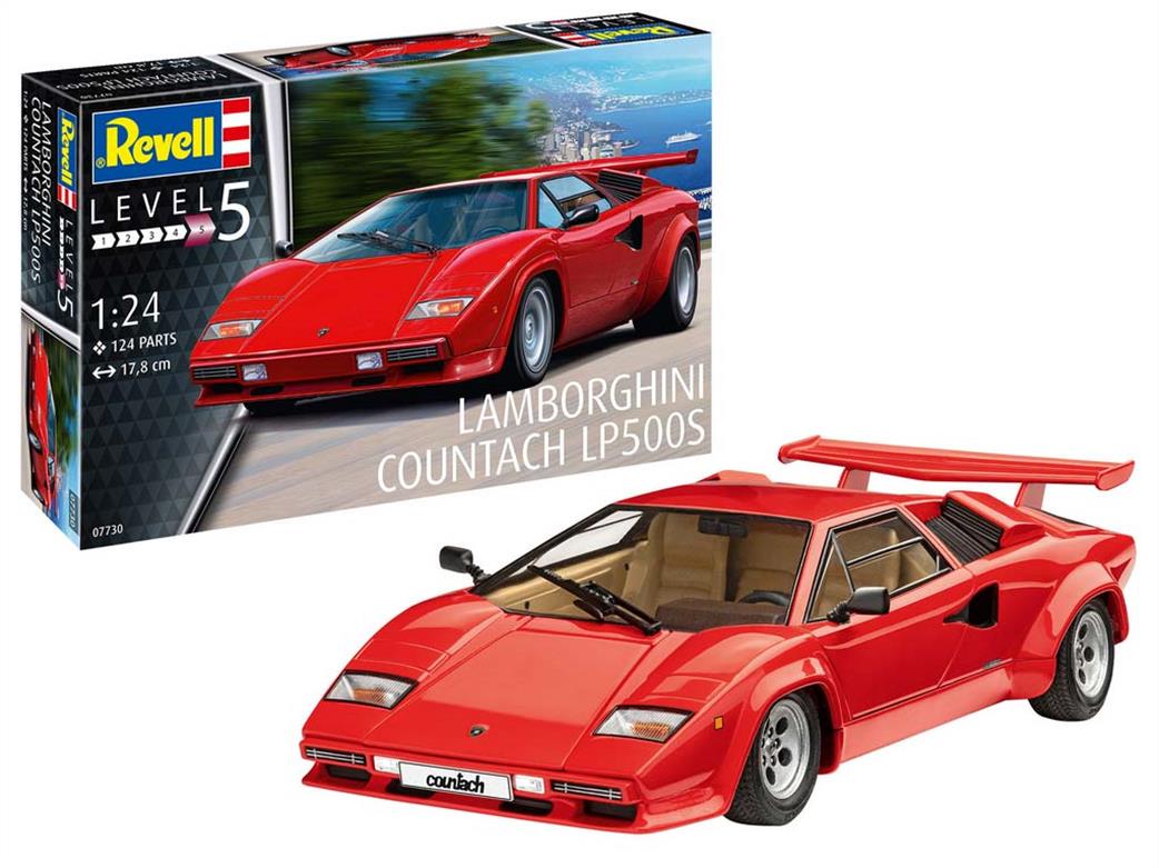 Revell 1/24 07730 Lamborghini Countach LP500S Car Kit