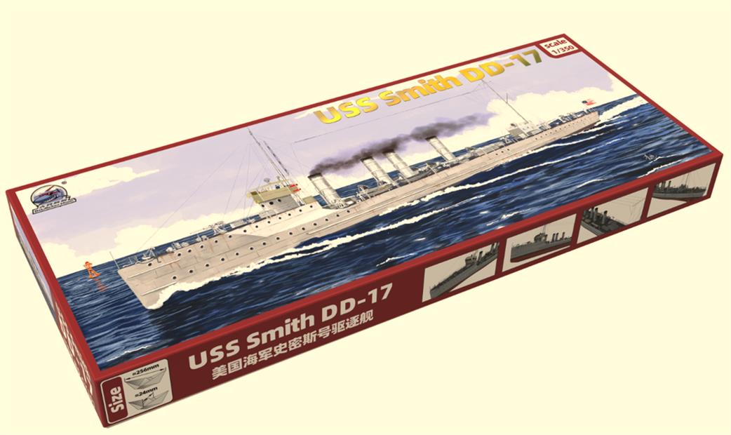 Very Fire 1/350 VF350DD-17 USS Smith DD-17 US Navy WW1 Destroyer Kit