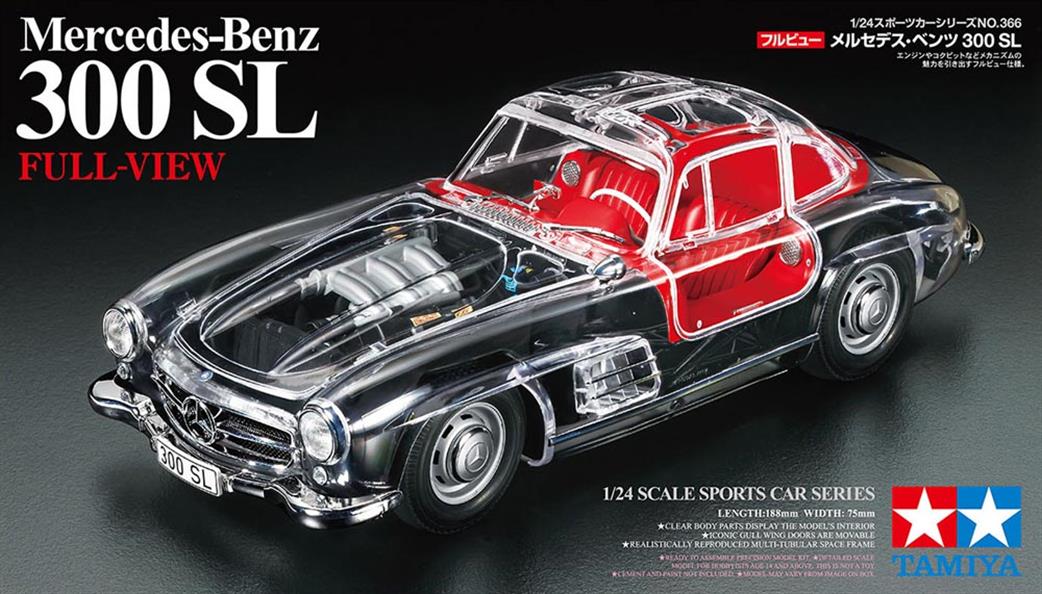 Tamiya 1/24 24366 Mercedez-Benz 300SL Full View Car kit