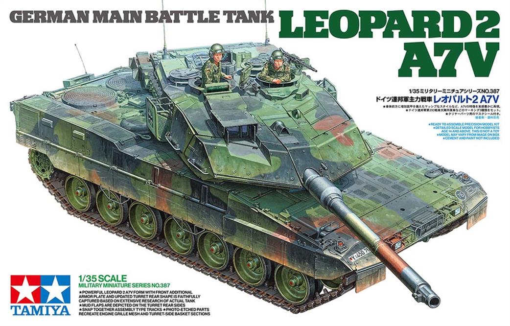 Tamiya 1/35 35387 Leopard 2 A7V Tank Kit
