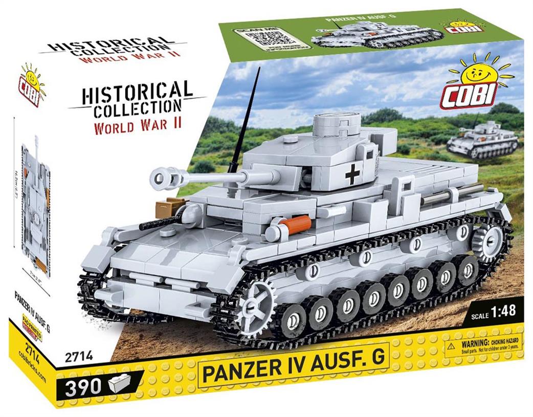 Cobi 1/48 2714 Panzer IV Ausf.G Block Model