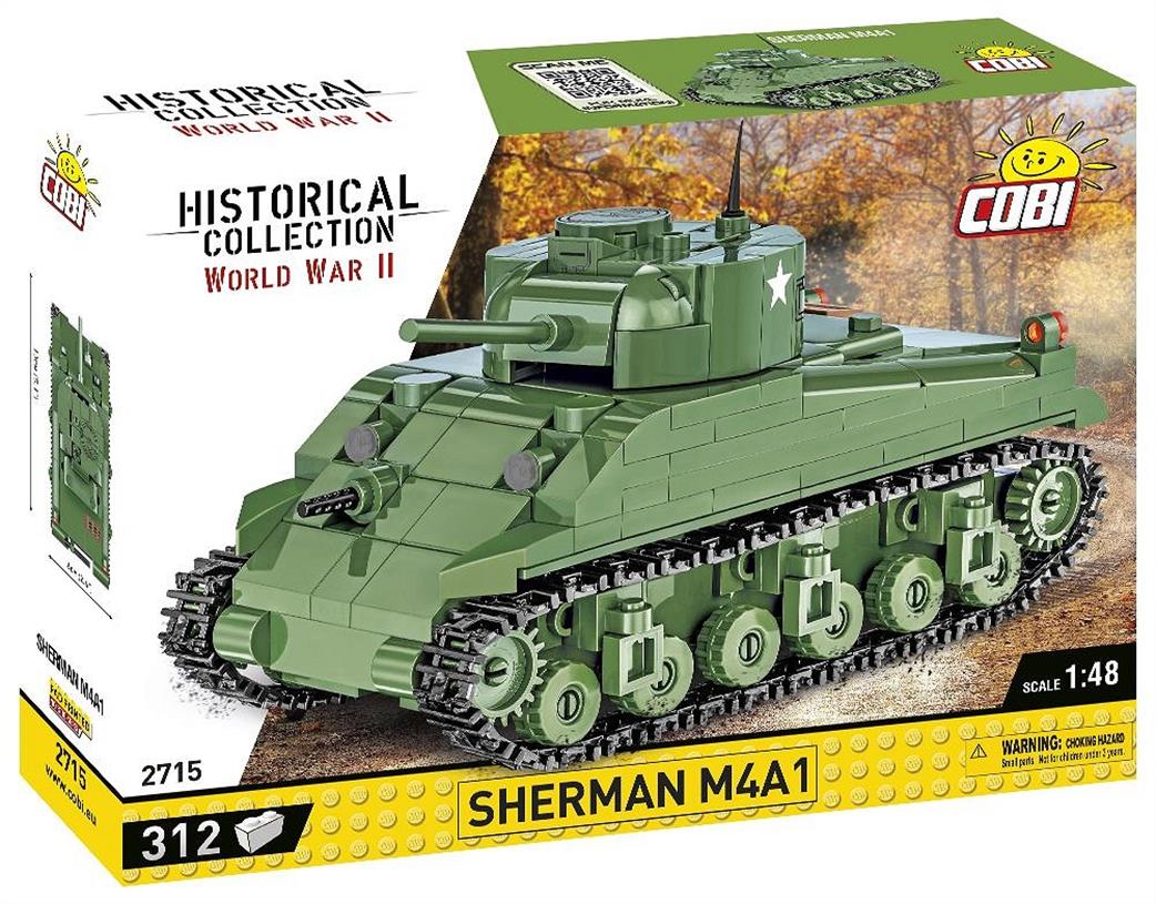 Cobi 1/48 2715 M4A1 Sherman Block Model