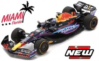 Burago B18-38082VM 1/43rd Red Bull Racing RB19 2023 F1 #1 Max Verstappen Winner Miami GP Model