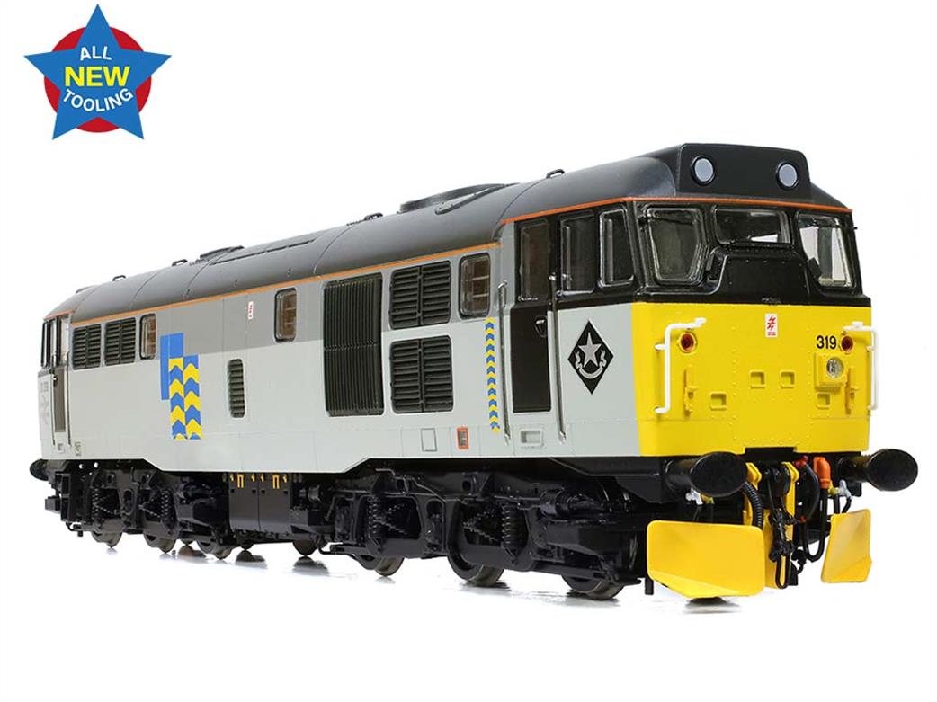 Bachmann OO 35-823 BR 31319 Refurbished Class 31/1 Brush Type 2 Diesel Locomotive Railfreight Triple Grey Petroleum