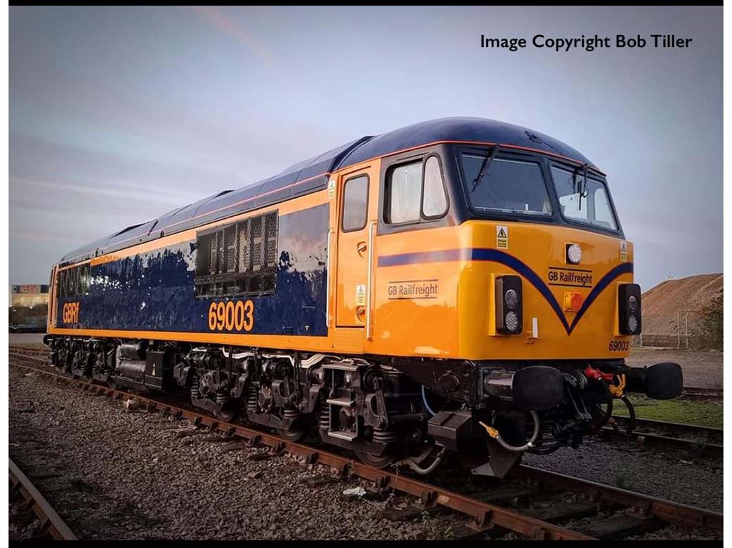 Bachmann OO 35-778 GBRf 69003 The Railway Observer Class 69 Diesel Locomotive GBRf Blue & Orange