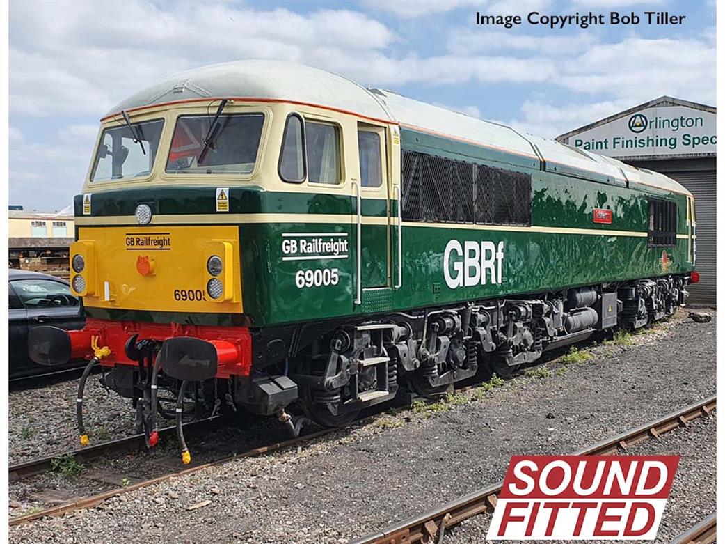 Bachmann OO 35-780SF GBRf 66005 Eastleigh Class 69 Diesel Locomotiove BR Green Late Crest DCC Sound
