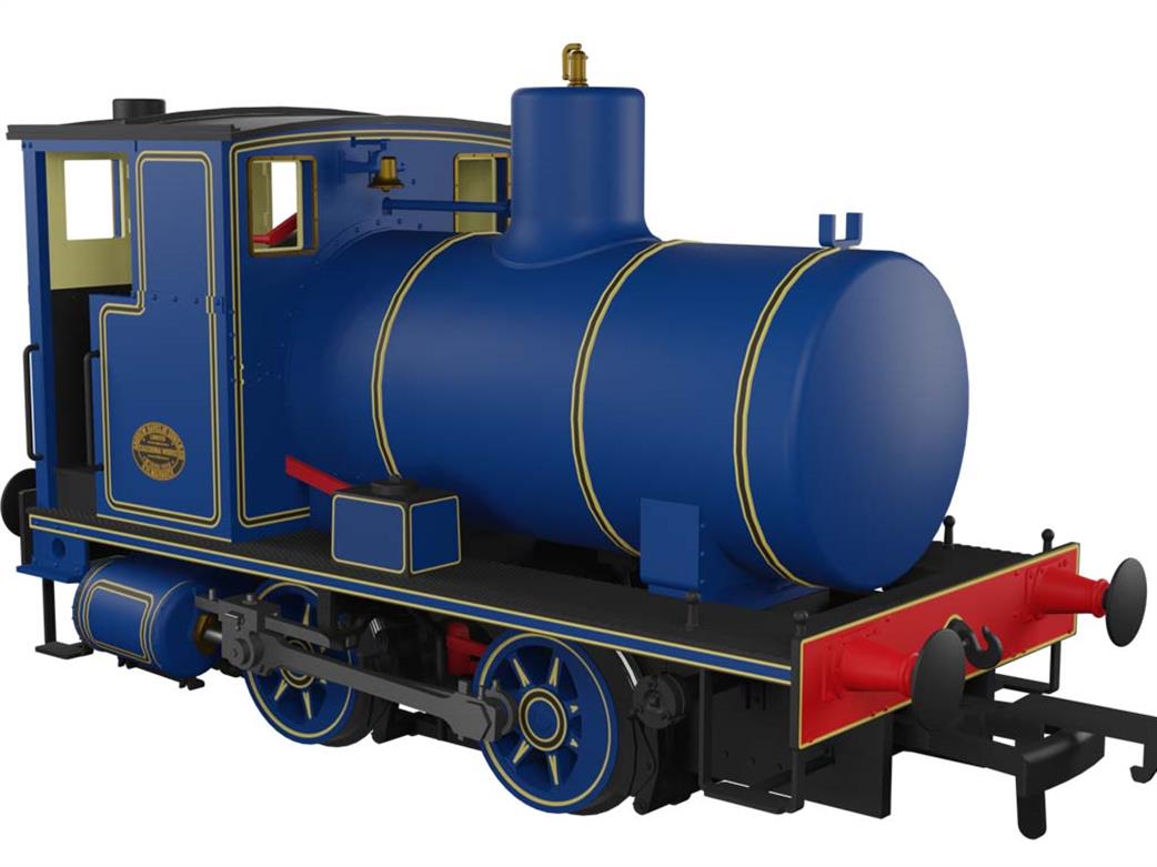 Rapido Trains OO 965002 Andrew Barclay Caledonia 0-4-0 Fireless Steam Locomotive Lined Blue