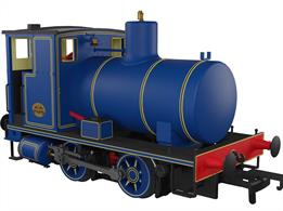 Highly detailed model of an Andrew Barclay Caledonia type fireless 0-4-0 steam locomotive finished in a stock lined Caledonian blue livery.Powered by a high quality motor and drive mechanism designed to give good low-speed performance for shunting duties the fireless locomotive is an ideal industrial shunting locomotive for factories, paper mills, gas works and petro-chemcical industries, especially those producing highly flammable or explosive products.The attractive lined Caledonian blue livery of this model lends itself to use in any setting.