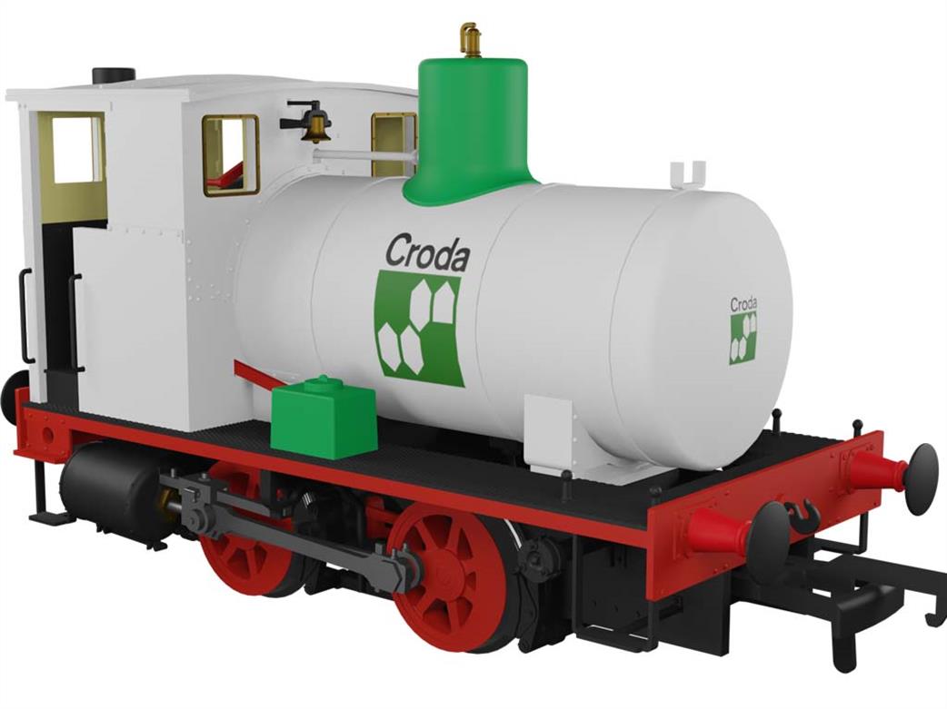 Rapido Trains OO 965003 Croda Chemicals Andrew Barclay w/n1944 0-4-0 Fireless Steam Locomotive White