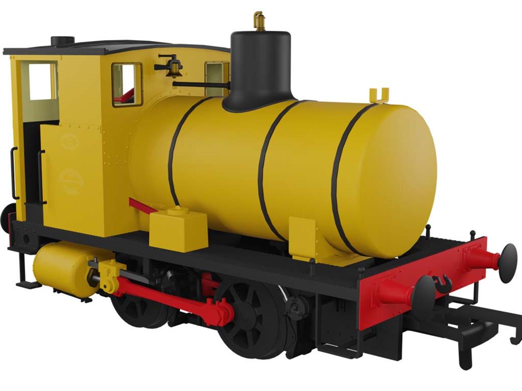 Rapido Trains OO 965004 Shell Mex Andrew Barclay w/n1952 0-4-0 Fireless Steam Locomotive Ochre Yellow