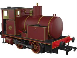 Highly detailed model of an Andrew Barclay fireless 0-4-0 steam locomotive finished in lined maroon livery.Powered by a high quality motor and drive mechanism designed to give good low-speed performance for shunting duties the fireless locomotive is an ideal industrial shunting locomotive for factories, paper mills, gas works and petro-chemcical industries, especially those producing highly flammable or explosive products.The unlettered lined maroon livery of this model lends itself to use in any setting.