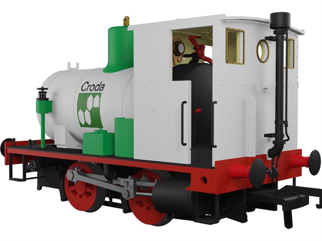 Rapido Trains OO 965503 Coroda Chemicals Andrew Barclay w/n1944 0-4-0 Fireless Steam Locomotive White DCC Sound