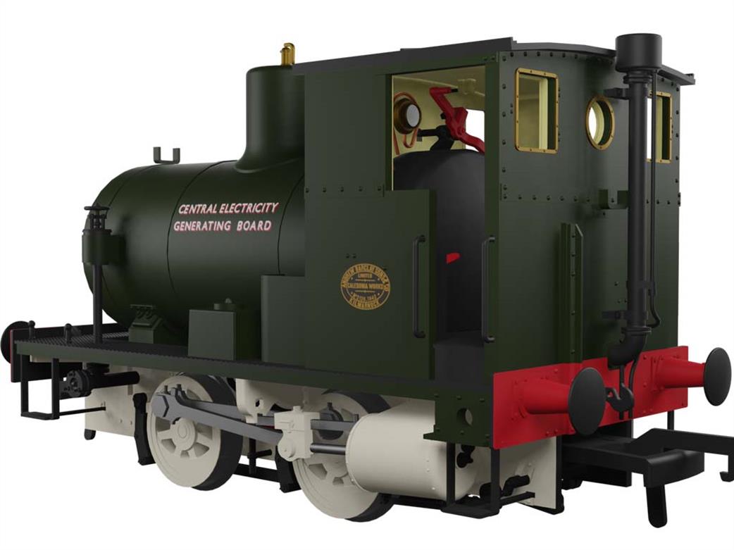 Rapido Trains OO 965509 CEGB Andrew Barclay w/n2126 0-4-0 Fireless Steam Locomotive Dark Green DCC Sound