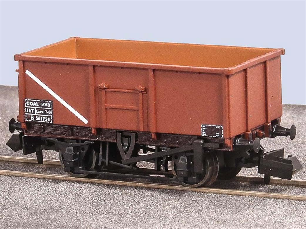 Peco N NR-1020B BR 16 ton Steel Bodied Mineral Wagon Vacuum Brake Fitted Bauxite COAL 16