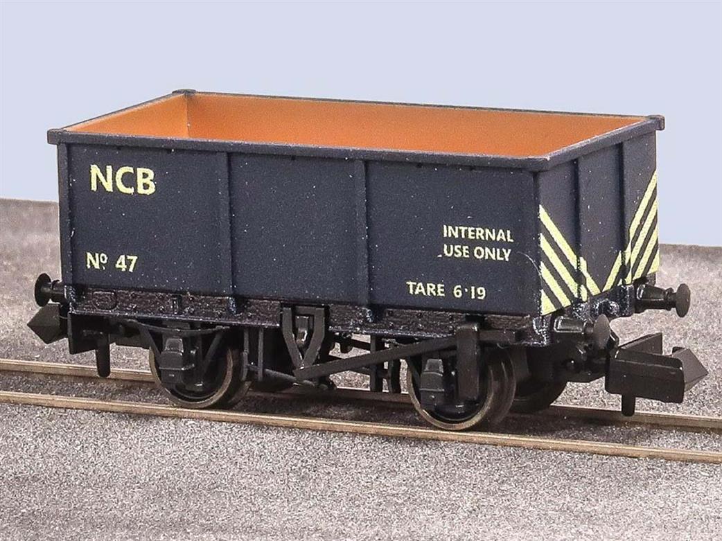 Peco N NR-1505B NCB ex-BR 22 ton Steel Bodied Tippler Wagon NCB Internal User Black